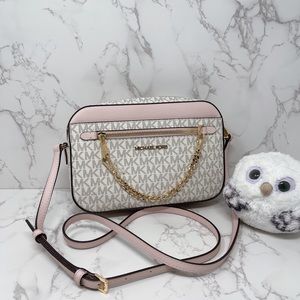 Michael Kors JSI LG EW Zip Chain Crossbody